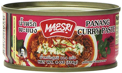 Maesri Thai Panang Curry Paste - 4 Oz (Pack of 8)