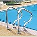 Lsoiup Swimming Pool Rails for The Elderly, 304 Stainless Steel Swimming Pool Railings for Inground or Step, Pool Handrail with All Accessories