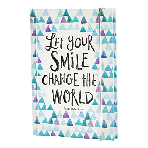DaySpring Sadie Robertson's Banded Hardcover Journal Diary Notebook, Change the World