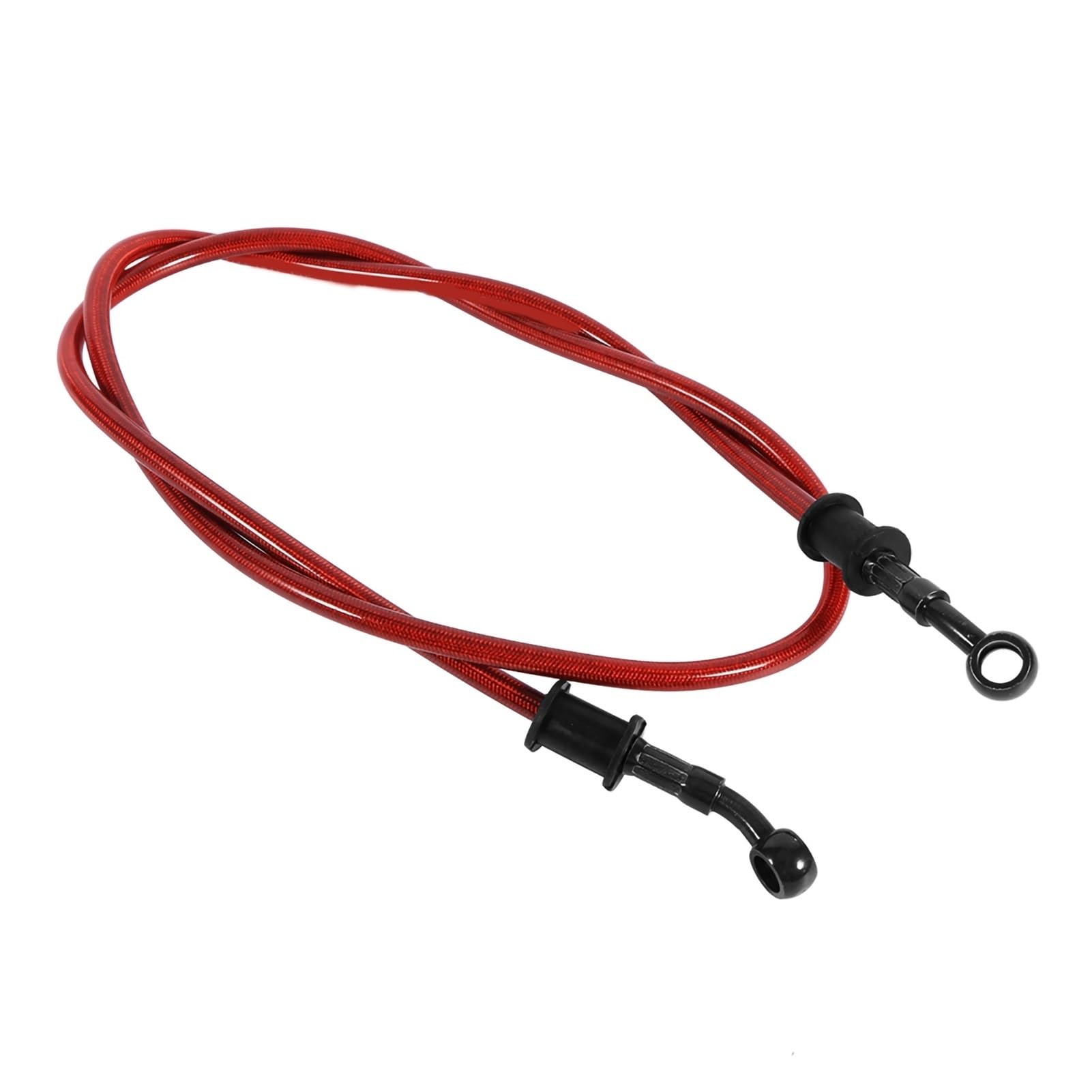 50cm to 120cm Universal Motorcycle Braided Steel Brake Clutch Oil Hose Line Pipe Colorful Motorbike(Gold)