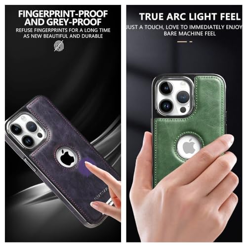Étui de téléphone en cuir magnétique résistant aux chocs iPhone - 2