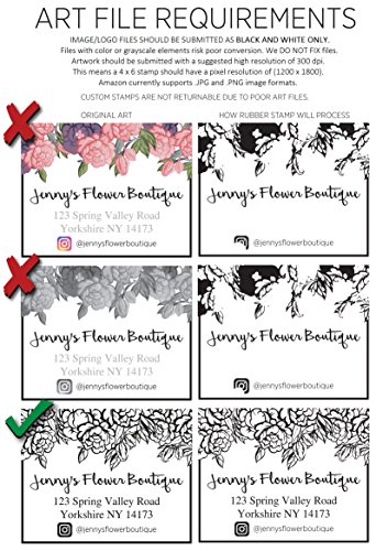 Infusion 1-5/8" X 1-5/8" Custom, Large, Round Self-Inking Logo Stamp, Black #TOP2