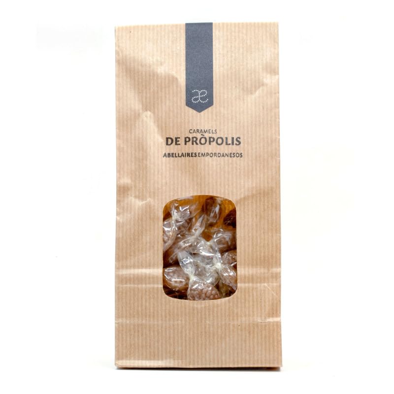 Caramelos de propóleo, sin azúcar, sin gluten, origen España (100 gr)