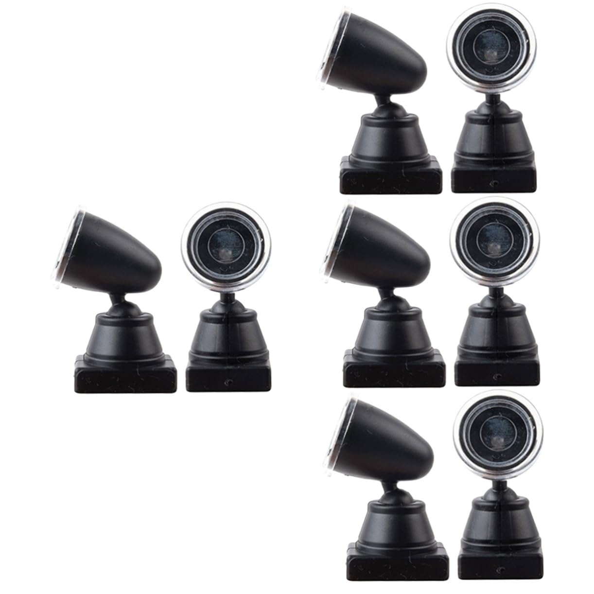 PLAFOPE 4sets Miniature Spotlight Simulation Spotlight Model Mini Simulation Light for Train Signal Lighting 2pcs*4