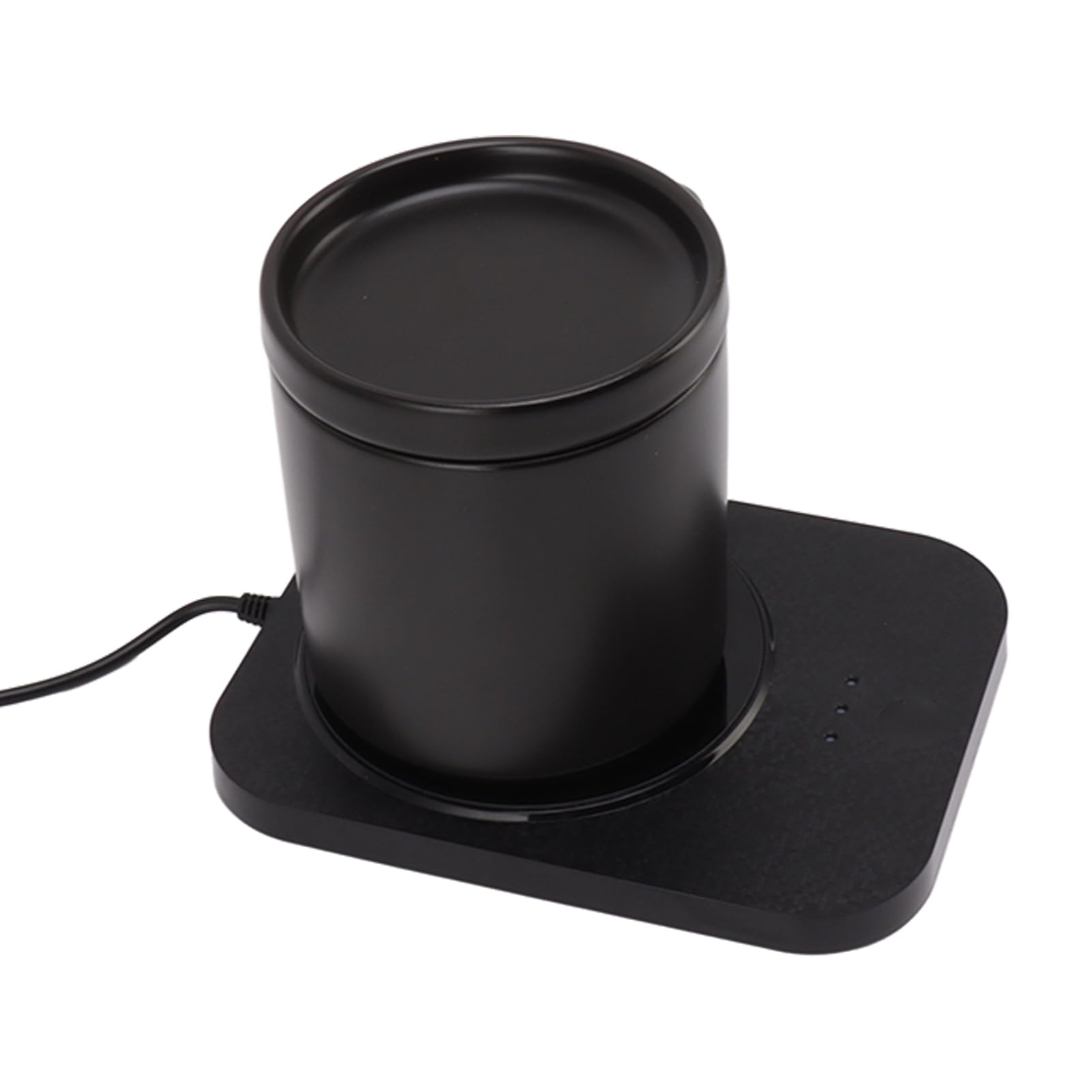 Yosoo Health Gear Calentador Eléctrico de Taza de café, ABS y Calentador de Bebidas de Cerámica con 122F a 140F 3 Configuraciones de Temperatura 8H Apagado Automático 5V 15W USB Estera Calefactora