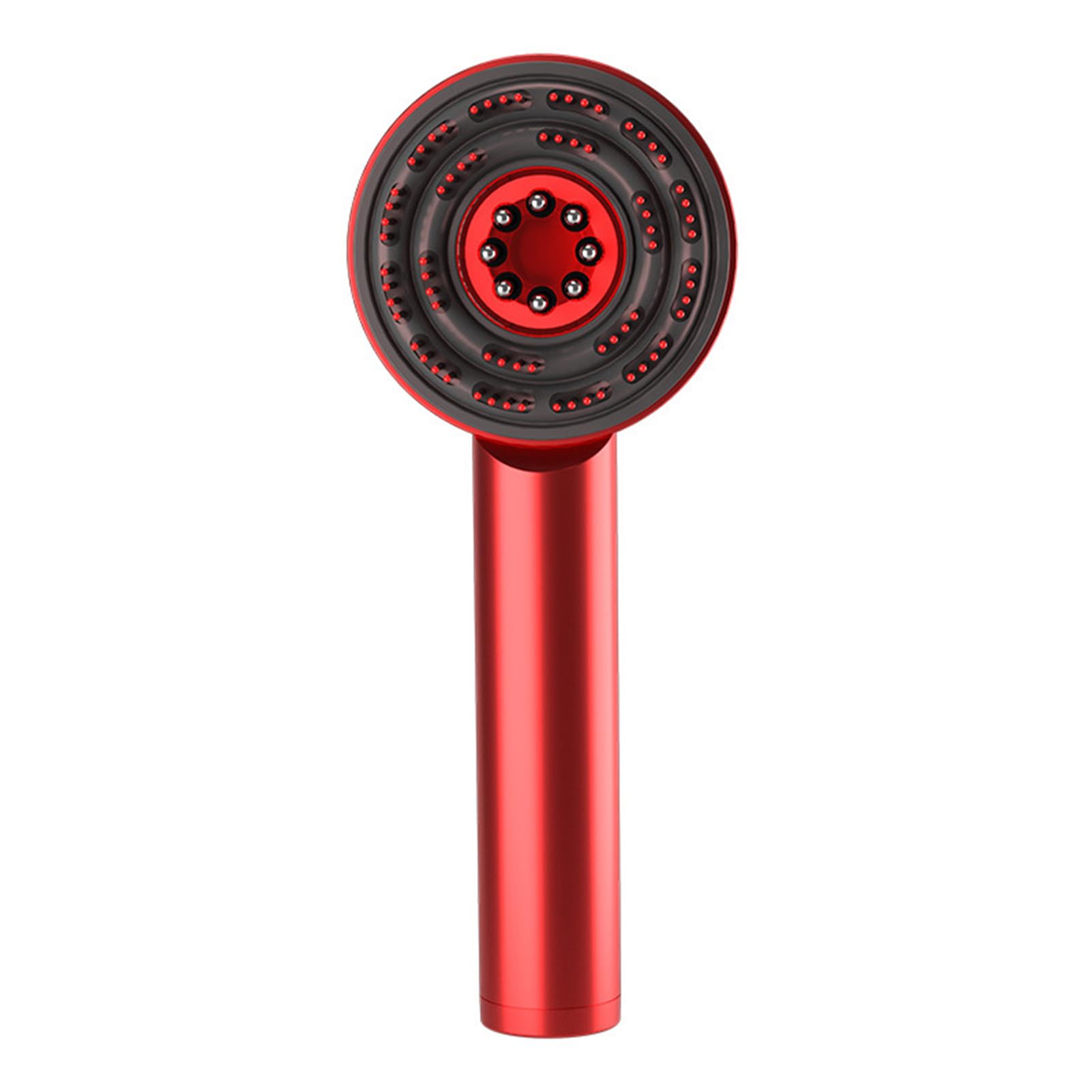 Electric Scalp Massaging Brush - 4-in-1 Red Light Therapy Massager, Oil Applicator for Home Relaxation