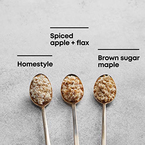 Nature's Path Organic Gluten Free Instant Oatmeal Variety Pack, 48 Packets (Pack Of 6) Non-Gmo, Plant Based Protein, High In Fiber, Spiced Apple Plus Flax, Homestyle, Brown Sugar Maple 11.3 Ounce #TOP4