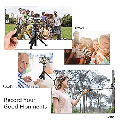 Portable 40 Inch Aluminum Alloy Selfie Stick Phone Tripod With Wireless Remote Shutter Compatible With 14 13 12 11 Pro Max Xr X 8 7 6 Plus, Android Smartphone #TOP6