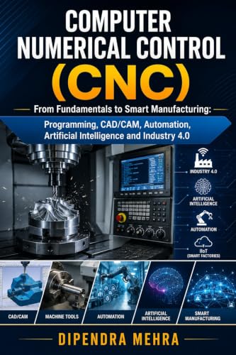  CNC: Computer Numerical Control: From Fundamentals to Smart Manufacturing: Programming, CAD/CAM, Machine Tools, Automation, Artificial Intelligence and ... & Machining Series) (English Edition)