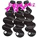 Flady Brazilian Body Wave Hair Bundles Weave Human Remy Virgin Hair (20 22 24inch)100% Unprocessed Virgin Brazilian Human Hair Body Wave 3 Bundles Hair Extensions