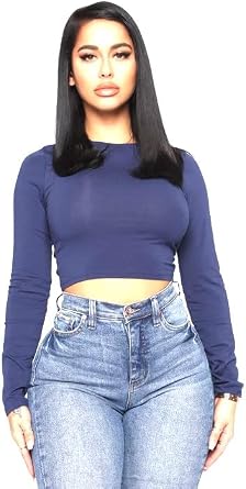 Robin Long Sleeve Top Blue L