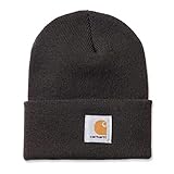 Unisex, Rippstrickmütze Carhartt Workwear A18 Acrylic Watch Hat Unisex Winter Mütze Grün 3542