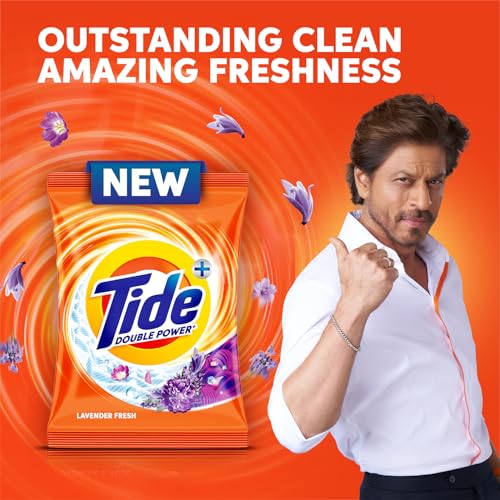 Image of Tide Plus Detergent Washing Powder - 2.2kg Pack | Lavender Fragrance | 2X Deep Clean Power | World's No. 1 Detergent Brand