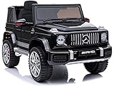 Original Mercedes Benz Lizenzprodukt, Motoren: 2x 45 W, Batterie: 12V 4,5 Ah, 2 Gänge (vorwärts, rückwärts), Geschwindigkeit: 3-5 km/h, Batterie Laufzeit: bis zu 1 Std. (abhängig vom Untergrund und vom Gewicht des Kindes), Batterie Ladezeit: 8 - 12 Std., Weiche EVA-Reifen