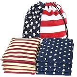 Nattork Premium Cornhole Bags - Fun Corn Hole Bean Bag Toss Game - Premium All-Weather Resistant 8 D