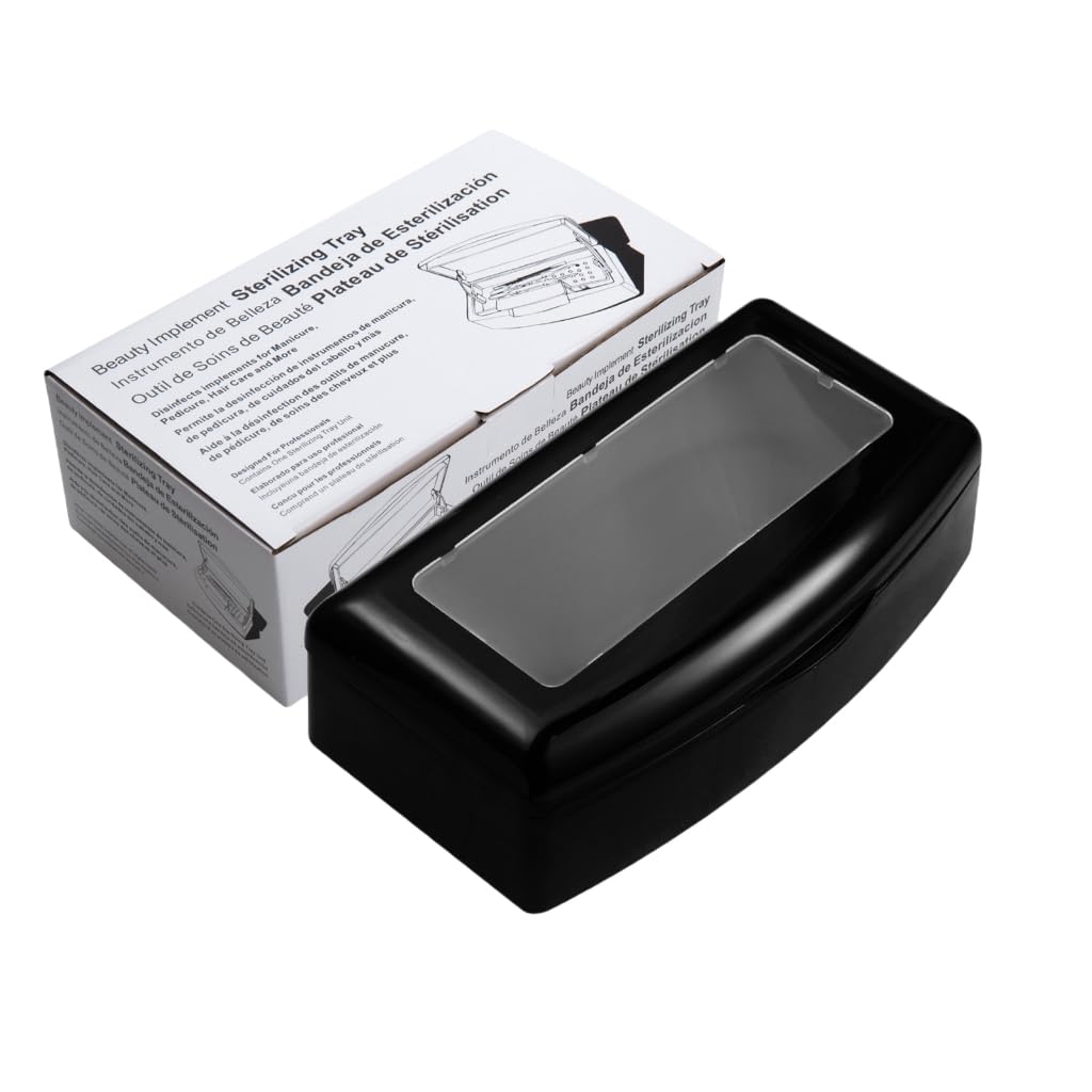 Sterilizations Tray Nail Tool Disinfects Box Cleaning Box Manicure Tools
