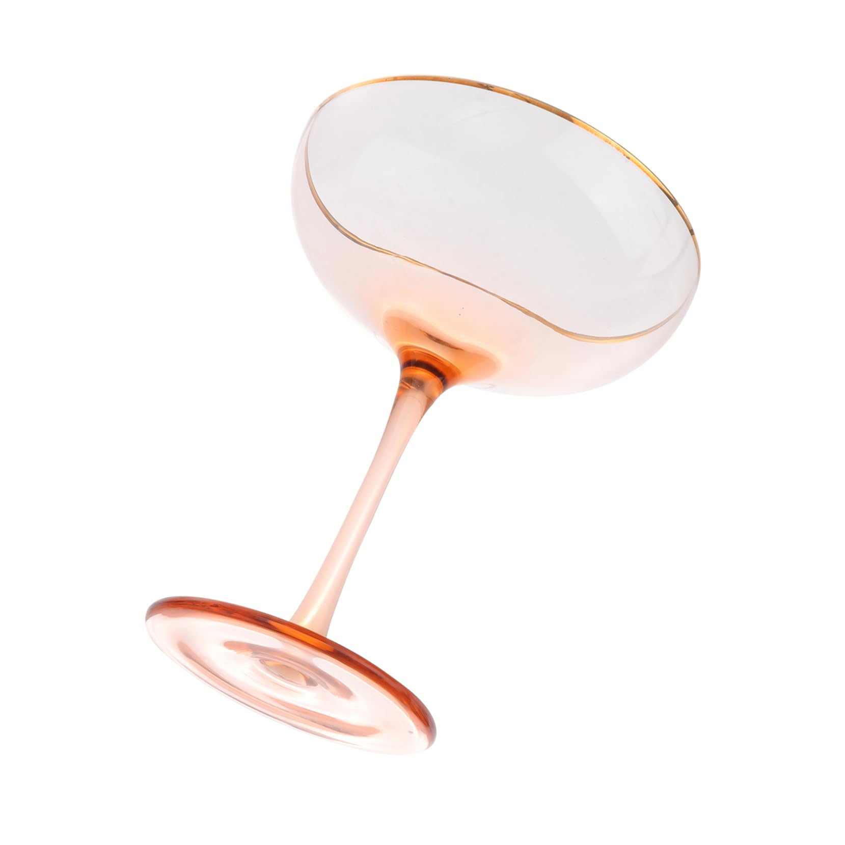 BRIGHTFUFU 1Pc Creative Rimmed Cocktail Glass Toasting Flute for Mojitos and Martinis Elegant Party Supply for Celebrations and Gatherings Glass Drinkware