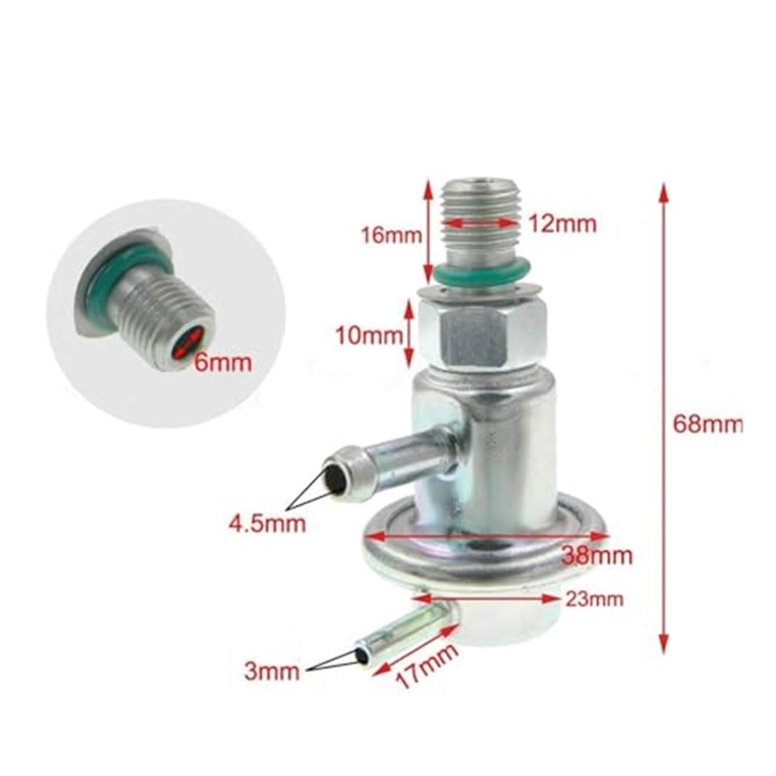 Regulador de presión de inyección de Combustible, para Lexus, Es250 Es300 Lx450, para Toyota, para Camry, para Land Cruiser, para Accord, 2328075010 23280-75010 Control de presión de Combustible