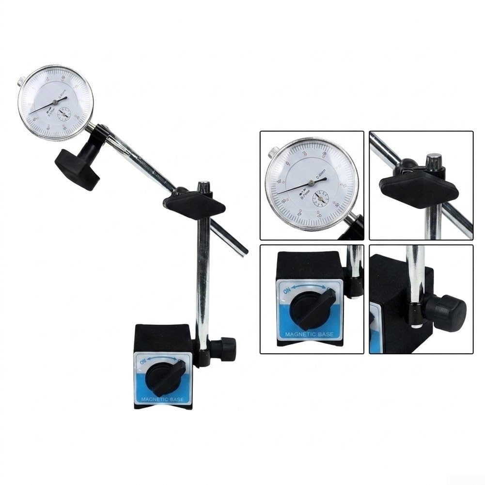 Support Magnétique Comparateur à pour cadran 0-10mm Précision(1set)