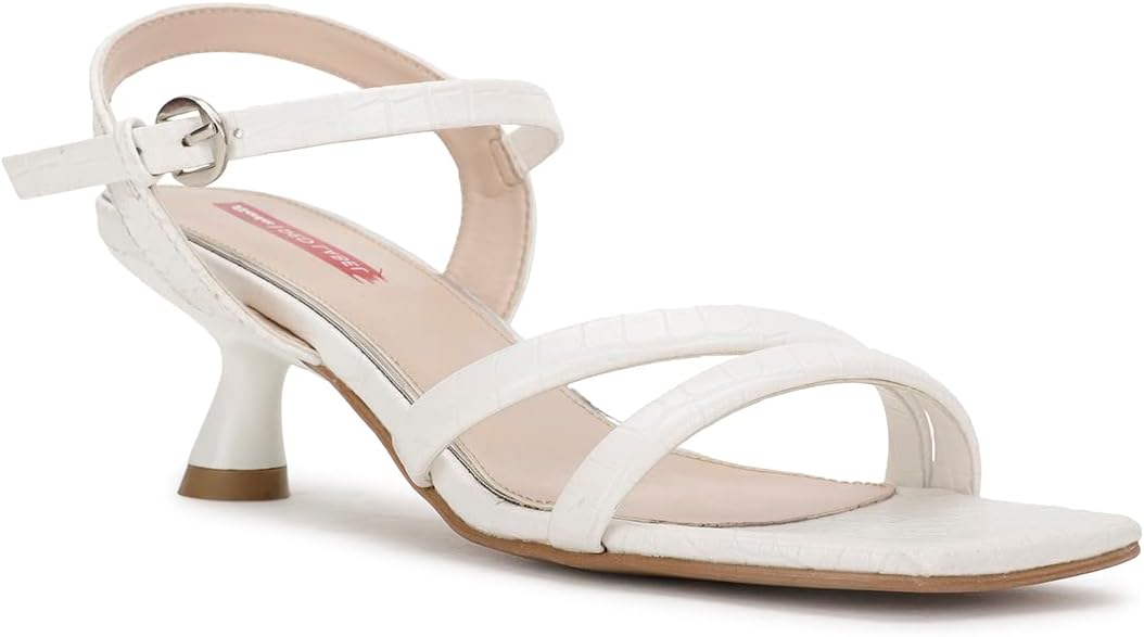 Bata Womens KENNY SANDAL Heels, White, (6611647)