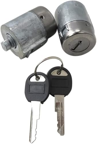 Miniatura 5 de Nuevo par de cilindros de cerradura de puerta con llaves para Chevy Tahoe 2000 Kit de cerradura de puerta lateral del conductor y del pasajero