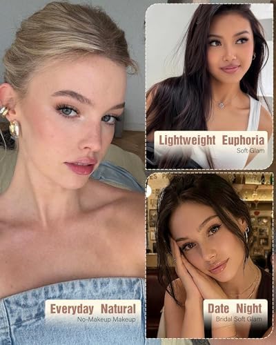 Spider Lash Clusters Wispy Eyelash Clusters Natural Breeze Lashes Cluster Venus Cluster Eyelash Extensions D Curly Cosplay Individual Lashes with Invisible Band DIY at Home 8-16mm by zenotti - 4