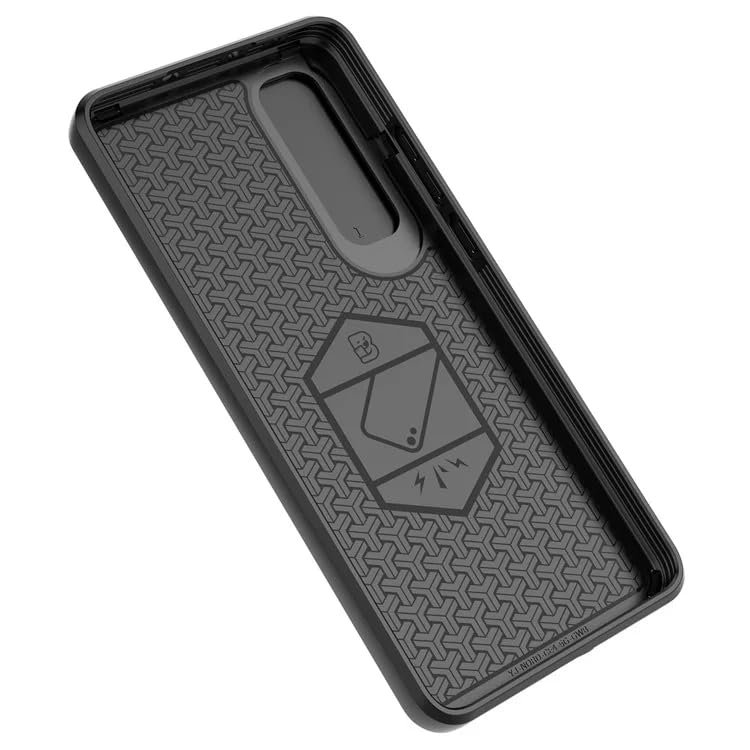 Image of Glaxx Heavy Duty Armor Back Case Cover for Oneplus Nord CE 4 5G - Magnetic Kickstand Ring with Camera Shutter Protection, Rugged Bumper Hard Back Cover for Oneplus Nord CE 4 5G (PC & TPU|Black)