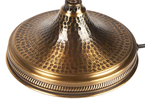 Demmex (10 Colors) Turkish Moroccan Handmade Colorful Mosaic Boho Swan Teardrop Table Desk Bedside Night Accent Mood Lamp Lampshade, 19" (Naughty Girl) #TOP2