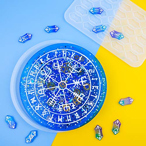 Moules en résine pour runes, le cadeau DIY d'astrologie idéal - 8