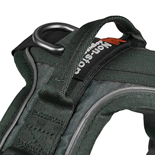 Non-Stop Dogwear Ramble Harness, Black/Orange - M - Image 4