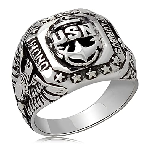 Bague d'aigle US Marines en argent S925, portez l'esprit d'aventure et de liberté au quotidien