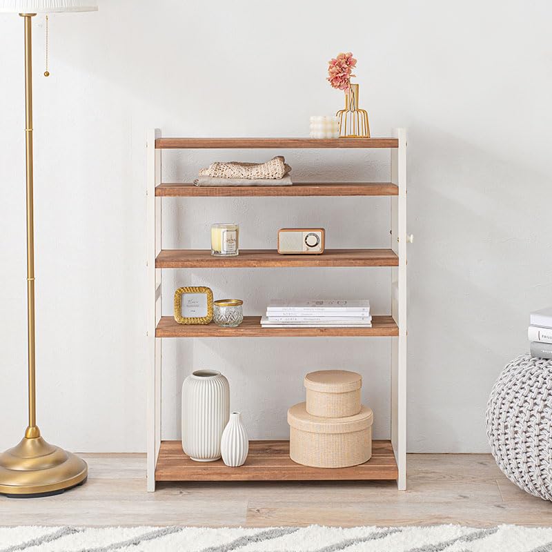 Amazon｜幅65cm 棚5段 下駄箱 玄関収納 玄関家具 靴ラック ラック 靴箱