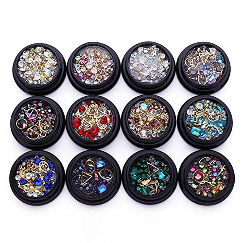Conception de bricolage nail art strass 3D et pince pour pose facile - 2