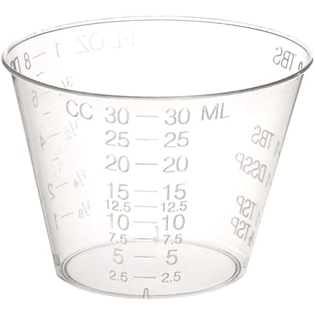 400 Epoxy Resin Mixing Cups (1 Ounce) Graduated Plastic