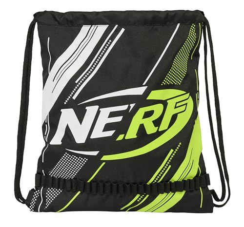 Sac plat Nerf Neon Safta M196e pour enfant 35x40 cm