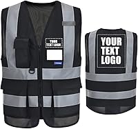 Vista 7 de XS Chaleco de seguridad negro para mujer XS