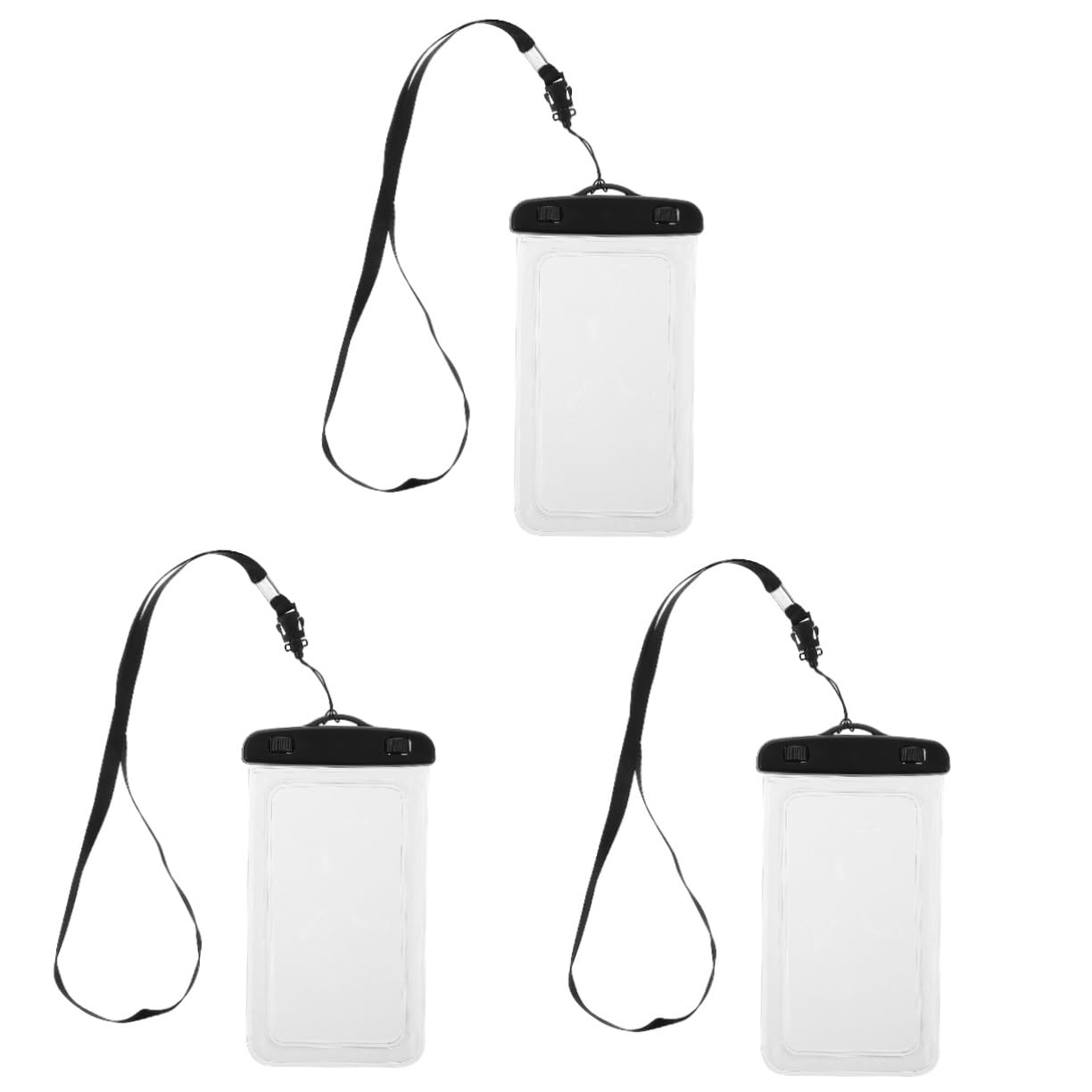Hemoton 3pcs Waterproof Mobile Phone Bag PVC Outdoor Water Bag