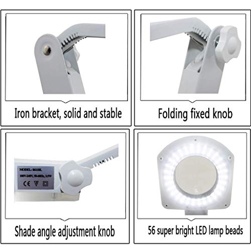 Loupe lampe de bureau portable LED examen bijoux et sculpture - 5