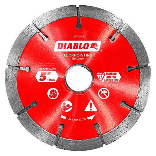 Diablo by Freud DMATP0500 5 in. Diamond Tuck Point Blade for Masonry Multi, One Size #1