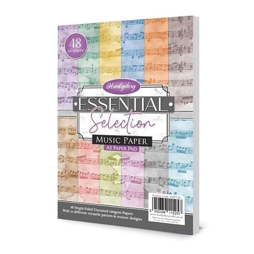 Hunkydory - Essential Selection Paper Pad - Music Paper - ESPP120