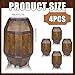 Fjoron 4 PCS Western Cowboy Party Decoration 25.1Inch Pirate Barrel Party Decorations Large Cardboard Wine Barrel Whiskey Party Supplies Western Photo Booth Props Decoration