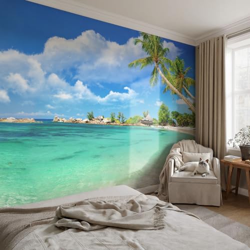 Papier peint adhésif résistant aux taches Tulup paradis tropical - 3