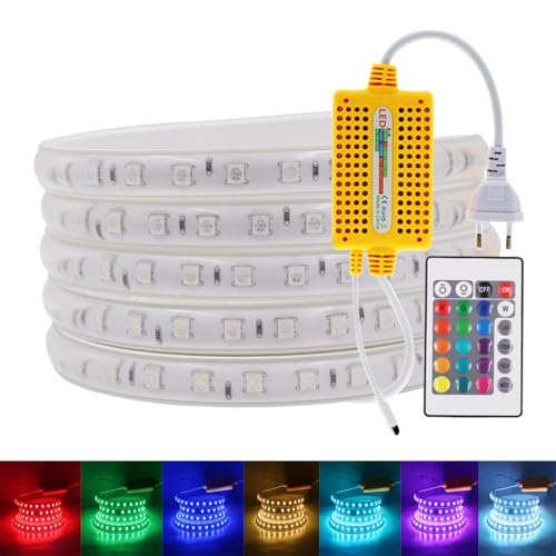 Wisada: Tira LED RGB Regulable 220V  1M