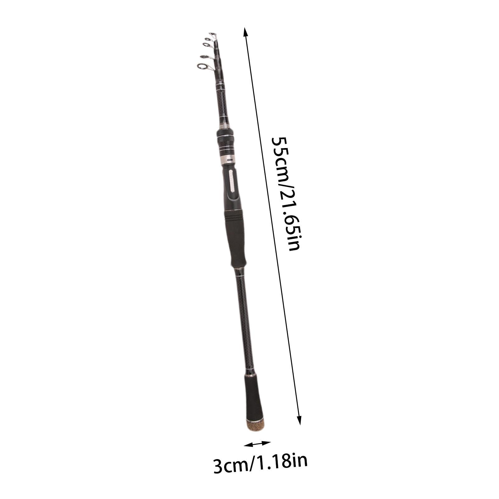 Telescopic Fishing Rod Lightweight Folding Baitcasting Fishing Rod Professional Portable Fishing Rod, Travel, Sea, Boat, Rock, Fishing Rod, Carp Fishing Equipment