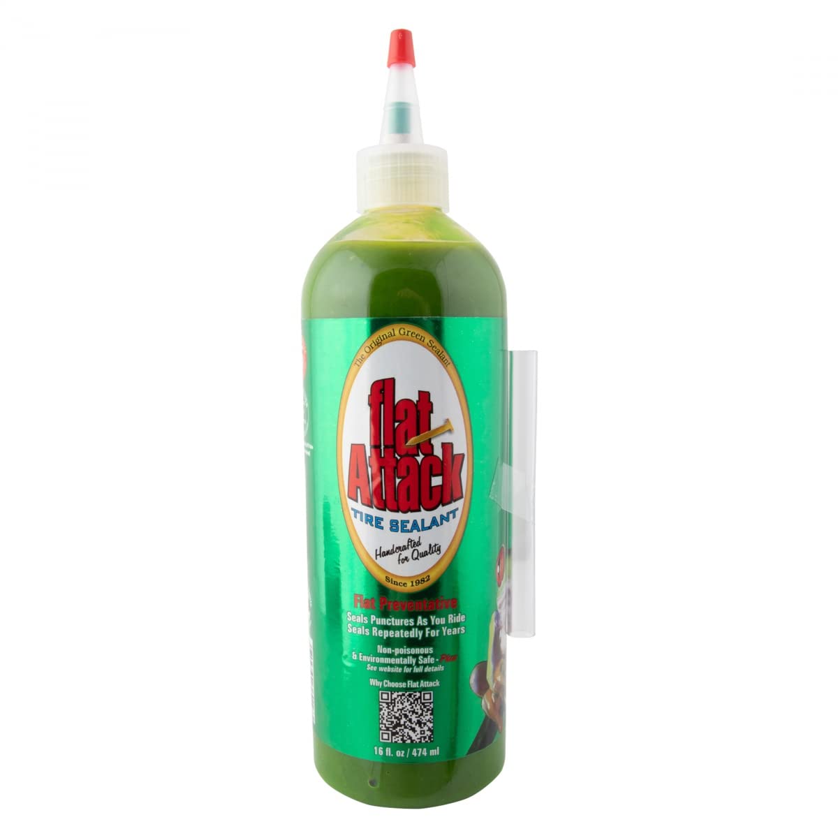 Flat Attack Tire Sealant, 16 Oz Bottle