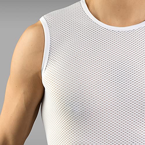 Gripgrab Ultralight 1 And 3 Pack Sleeveless Mesh Summer Cycling Base Layer Biking Undershirt Lightweight Vest Cycling Shirt White #TOP2