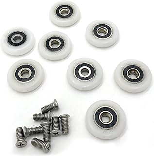 8 Sets 19mm Shower Door Wheels Rollers Runners by YuanQian