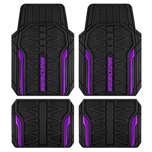 Tapis de sol voiture toutes saisons Skechers protection étanche en caoutchouc robuste