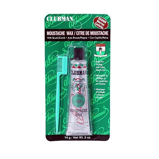 Clubman Pinaud Moustache Wax - Brown