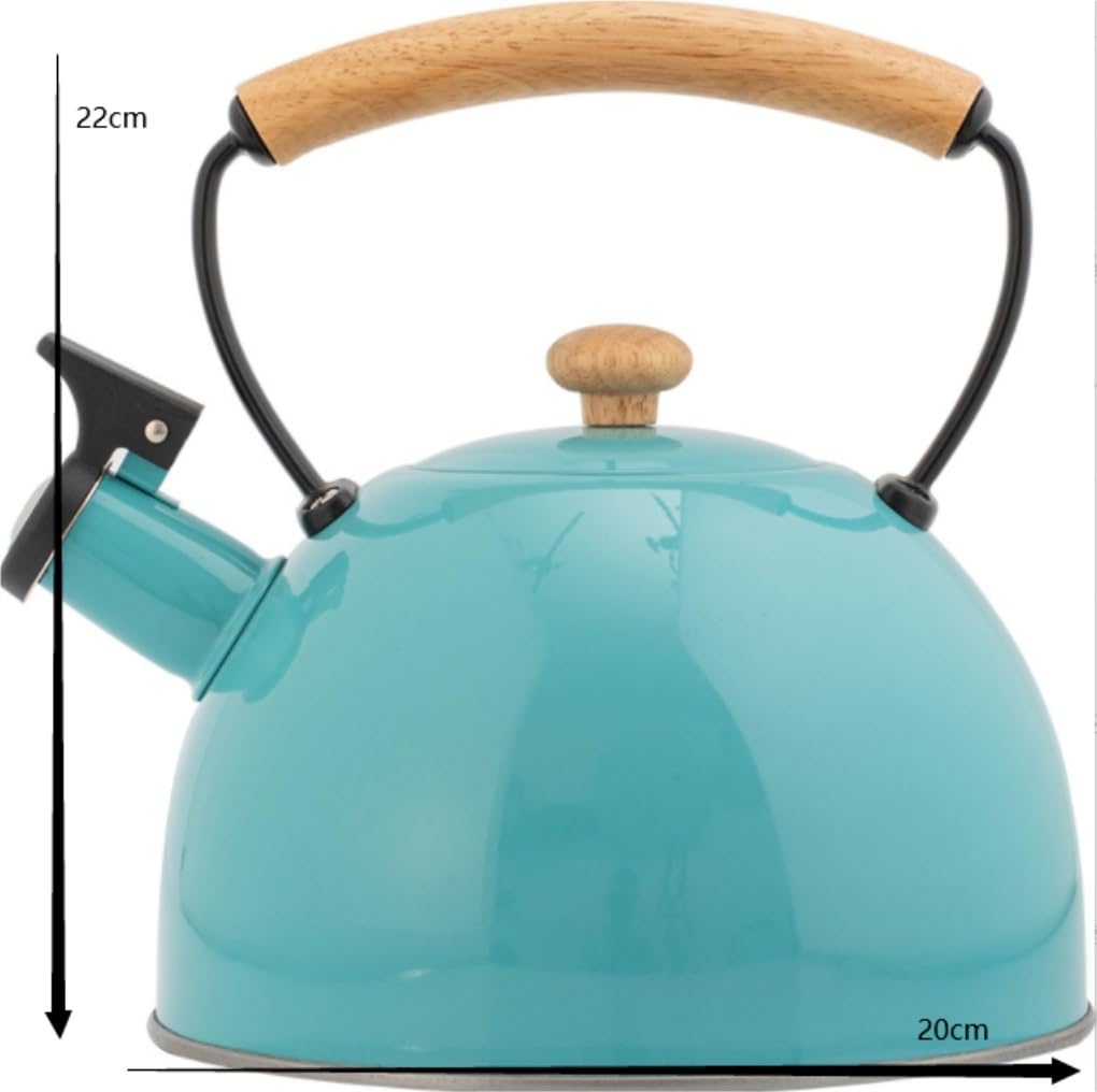 Czajnik z Gwizdkiem Czajnik Do Herbaty Na Kuchenkę Czajnik Do Herbaty Dzbanek Do Herbaty Gwiżdżący Czajnik Do Herbaty Z Ergonomicznym Uchwytem Zapewniającym Chłodzenie Gwizdanie Czajnik Czajnik Kuchen
